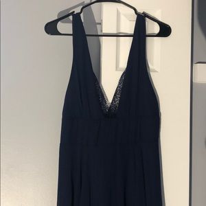 Navy Blue Maxi Dress
